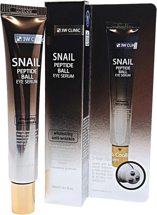 serum para contorno de ojos "Snail Peptide Eye Cream" 3W Clinic