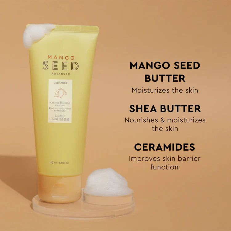 "THEFACESHOP - Mango Seed Advanced Ceramide" Cleansing Foam
