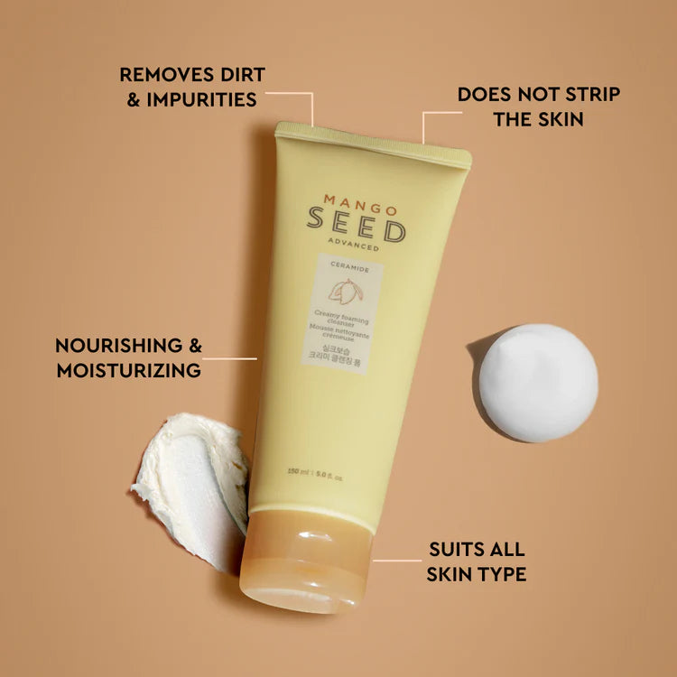 "THEFACESHOP - Mango Seed Advanced Ceramide" Cleansing Foam
