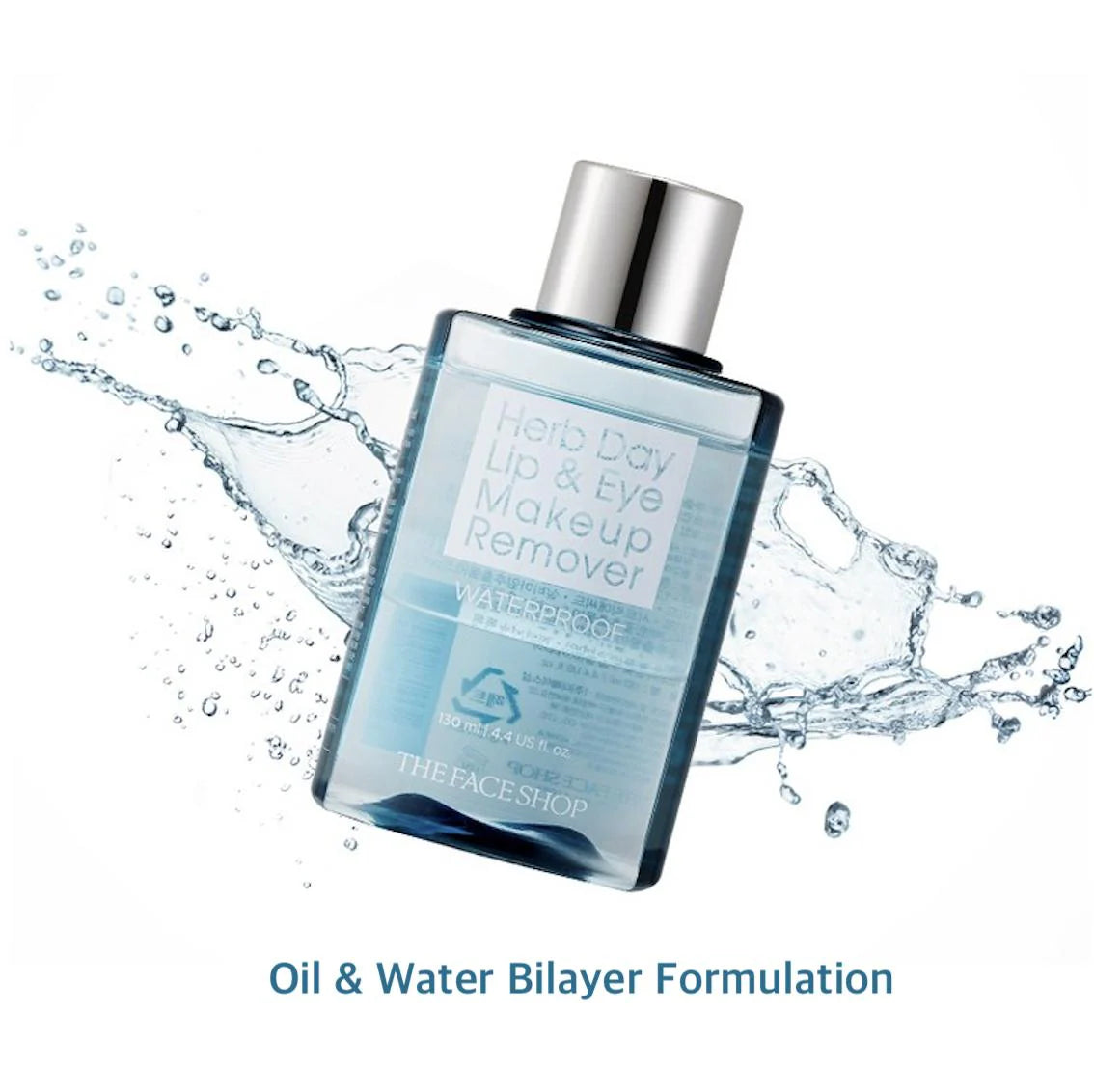 Desmaquillante "The Face Shop Herb Day Lip and Eye Makeup Remover Waterproof"