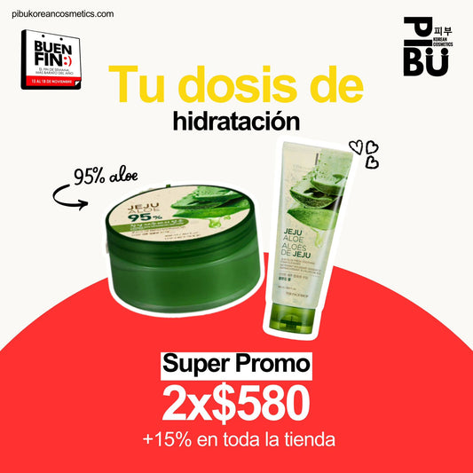 The Face Shop Jeju Aloe Vera Kit – Hidratación y Frescura Natural desde Corea