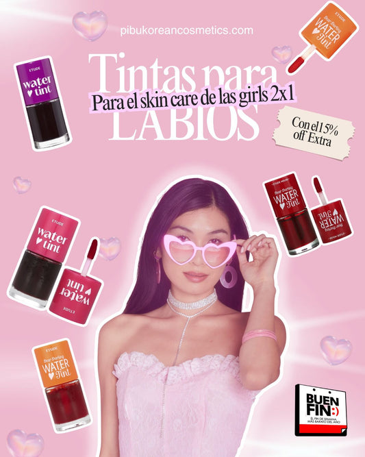 💧 ETUDE Water Tint – Labios Jugosos, Ligeros y de Larga Duración